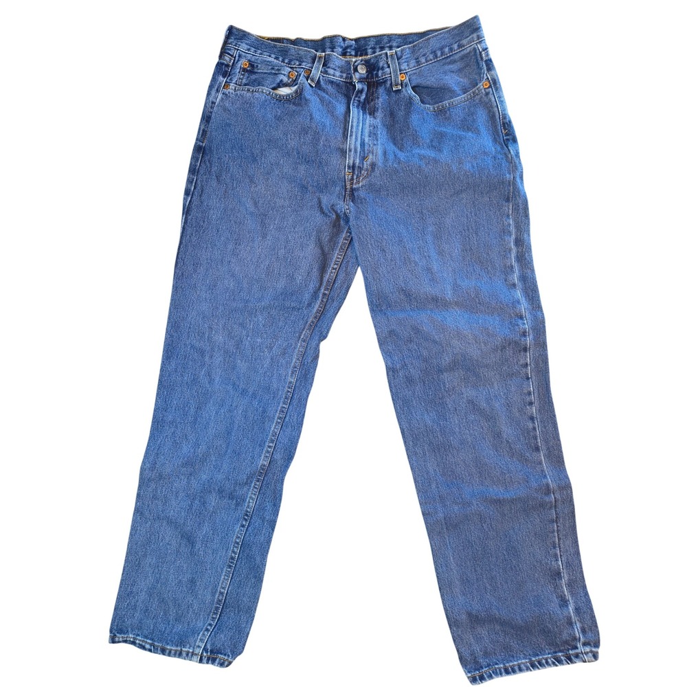 Levi's 550 Relaxed Fit Tapered Leg Medium Wash Blue Jeans Size 36x32